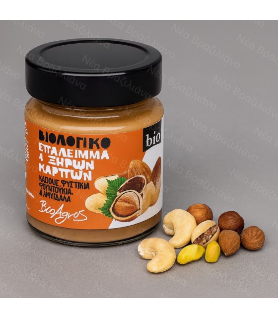 Επάλειμμα 4 ξηρών Καρπών ΒΙΟ