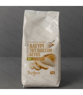 Αλεύρι Δίκοκκου Σίτου Λευκό Bio Βιοαγρός