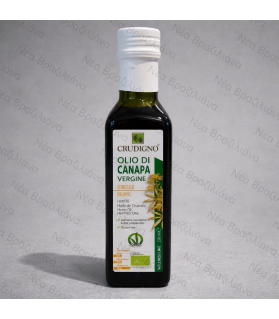 Κανναβέλαιο Ψυχρής Έκθλιψης Crudigno Bio Βιοαγρός