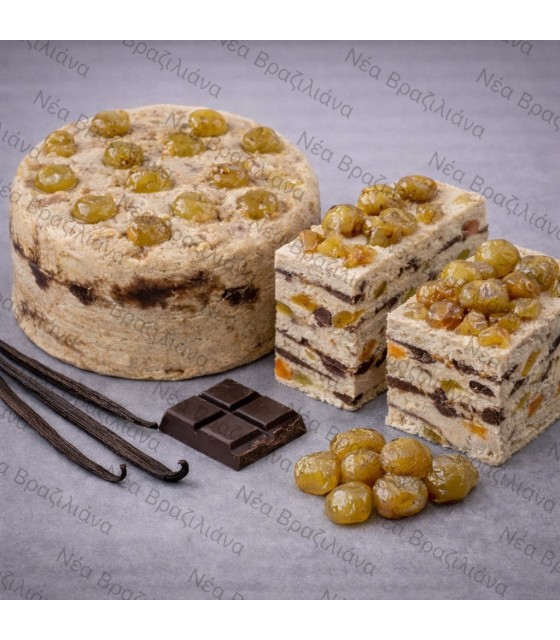 Χαλβάς Κυργίων Κάστανο