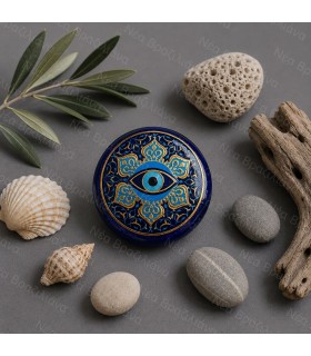 Γυάλινο Μαγνητάκι Blue Eye