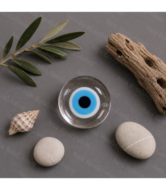 Γυάλινο Μαγνητάκι Blue Eye