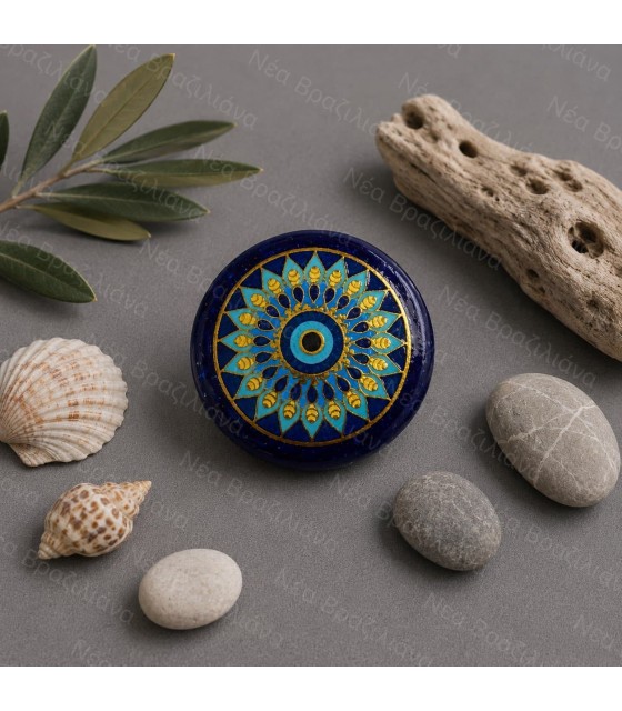Γυάλινο Μαγνητάκι Blue Eye