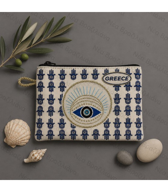 Υφασμάτινο Τσαντάκι Blue Eye