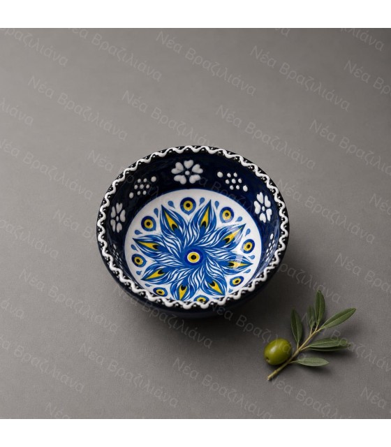 Χειροποίητο Κεραμικό Μπολ mini blue eye