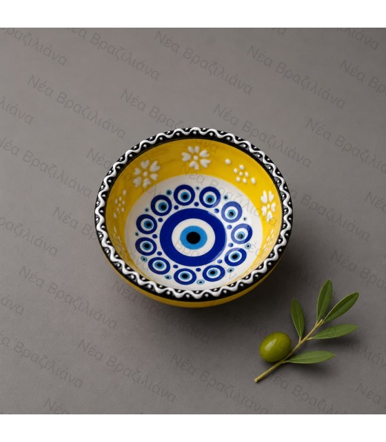 Χειροποίητο Κεραμικό Μπολ mini blue eye