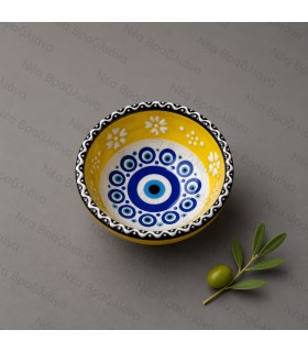 Χειροποίητο Κεραμικό Μπολ mini blue eye