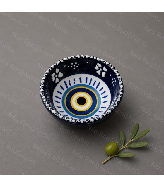 Χειροποίητο Κεραμικό Μπολ mini blue eye