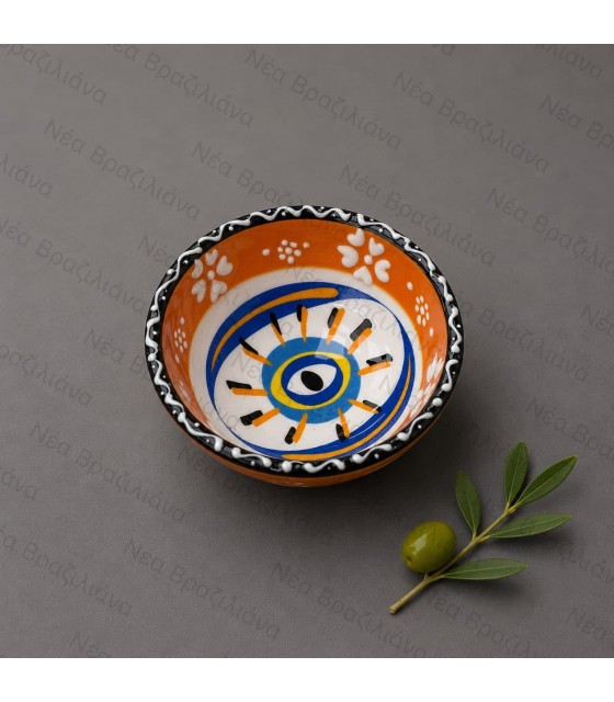 Χειροποίητο Κεραμικό Μπολ mini blue eye