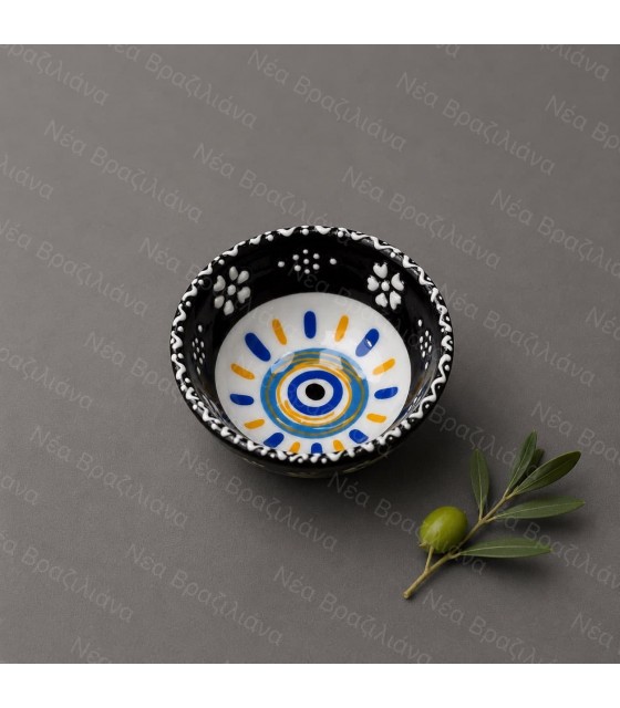 Χειροποίητο Κεραμικό Μπολ mini blue eye