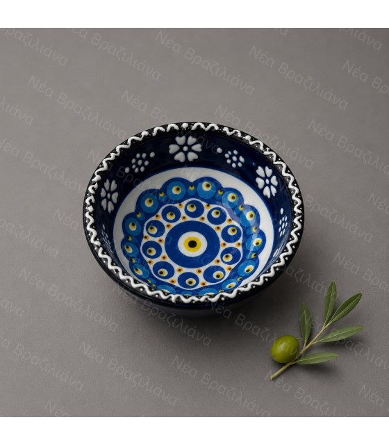 Χειροποίητο Κεραμικό Μπολ mini blue eye
