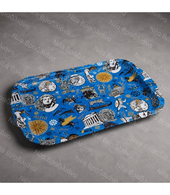 Μεταλλικός Δίσκος Ελληνικά Μοτίβα.