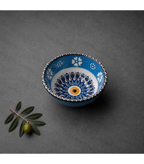 Χειροποίητο Κεραμικό Μπολ mini blue eye