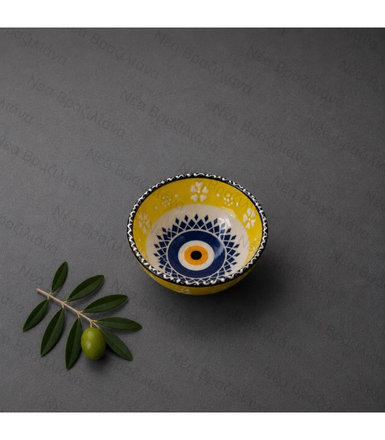Χειροποίητο Κεραμικό Μπολ mini blue eye