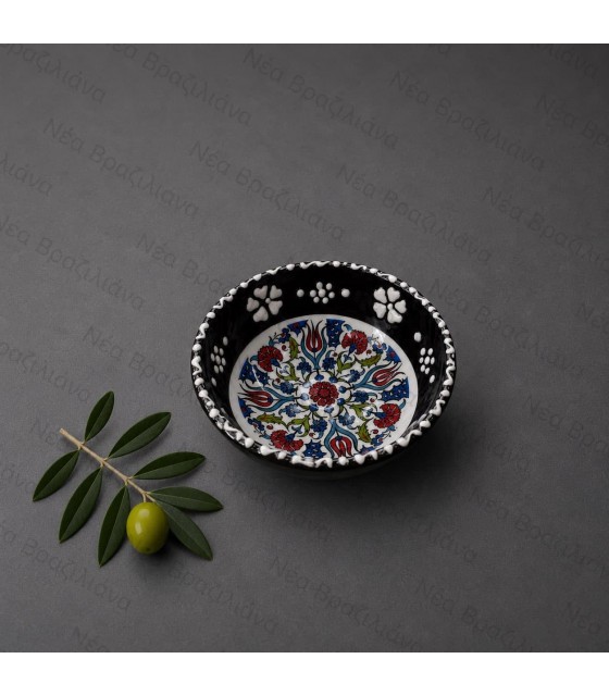 Χειροποίητο Κεραμικό Μπολ mini floral