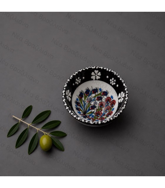 Χειροποίητο Κεραμικό Μπολ mini floral