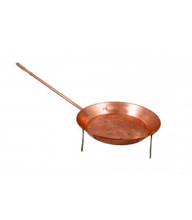 Τηγάνι για κάστανα Χάλκινο