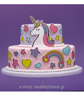 Πλακέτα ζαχαρόπαστας  Μονόκερος