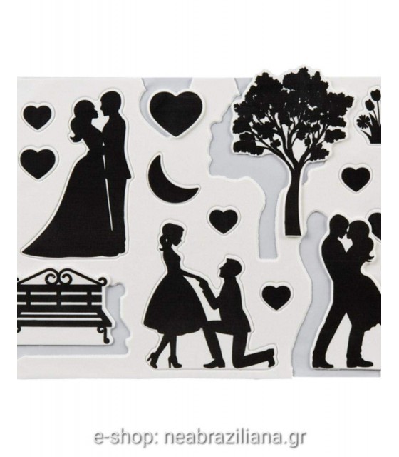 Πλακέτα ζαχαρόπαστας Ζευγάρι