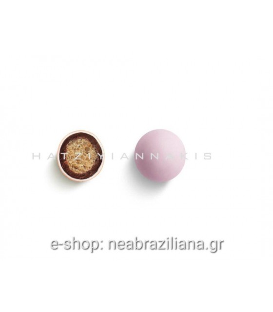 Κουφέτα crispy Φράουλα Ροζ Ματ