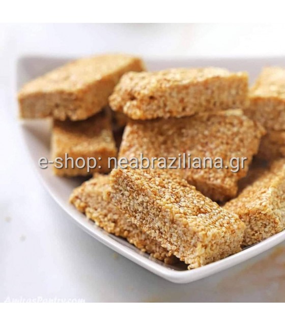 Παστέλι Μπουκίτσες με μέλι και σουσάμι.