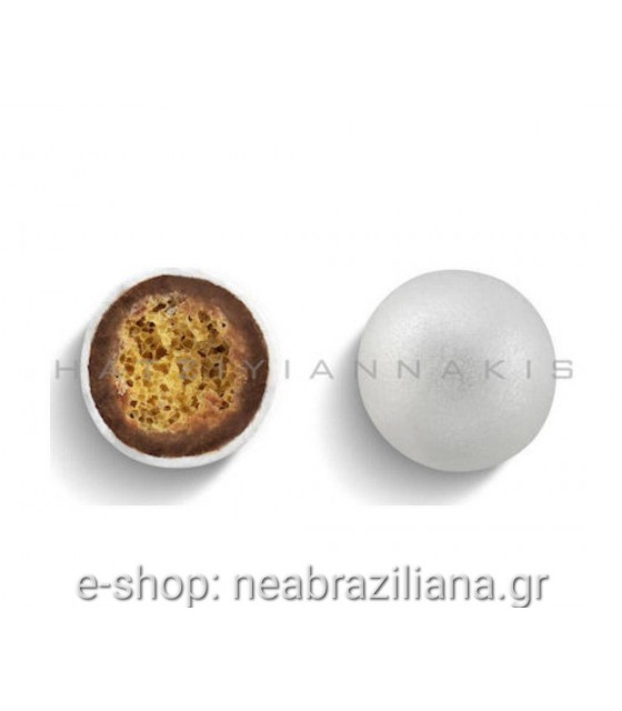 Κουφέτα crispy Λευκό Ματ.