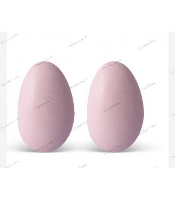 Κουφέτα Αμυγδάλου Ροζ Γυαλισμένα.