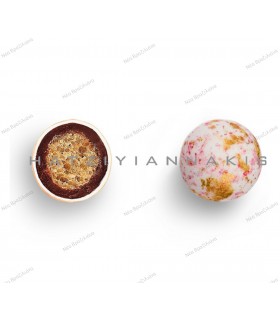 Κουφέτα crispy  Πιτσιλωτό Ροζ-Χρυσό Μεταλλιζέ.