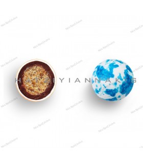 Κουφέτα crispy Πιτσιλωτό Σιέλ-Ασημί