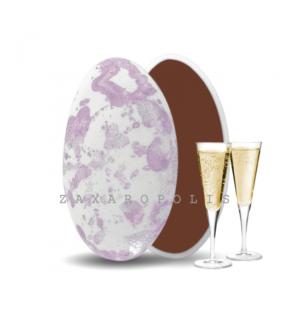 Κουφέτα Στρατσιατέλα Λιλά