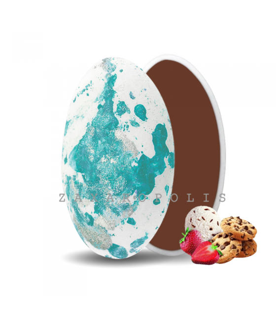 Κουφέτα Στρατσιατέλα Τιρκουάζ