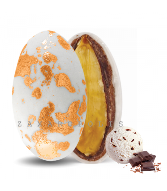 Κουφέτα Αμυγδάλου Πιτσιλωτό Χρυσό Ροζ