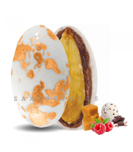 Κουφέτα Αμυγδάλου Πιτσιλωτό Χρυσό Ροζ