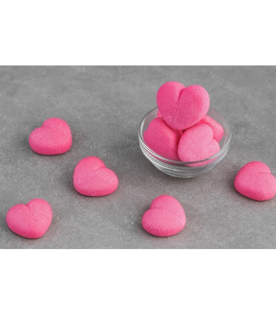 Marshmallows Ροζ Καρδιά.