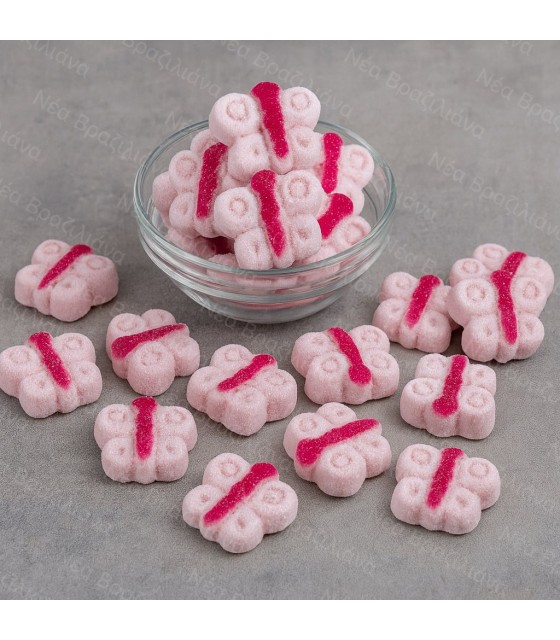 Marshmallow  Πεταλούδες Ροζ