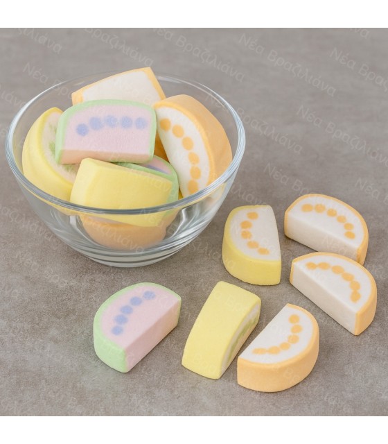 Marshmallows Φέτα Φρούτων