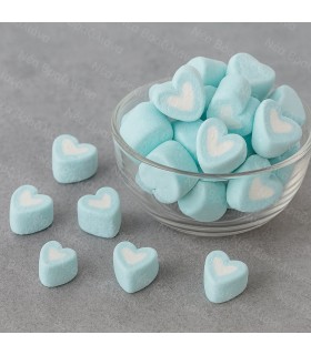 Marshmallows Καρδούλα Σιέλ-λευκό