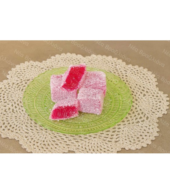 Λουκούμια Τριαντάφυλλο και Ινδοκάρυδο