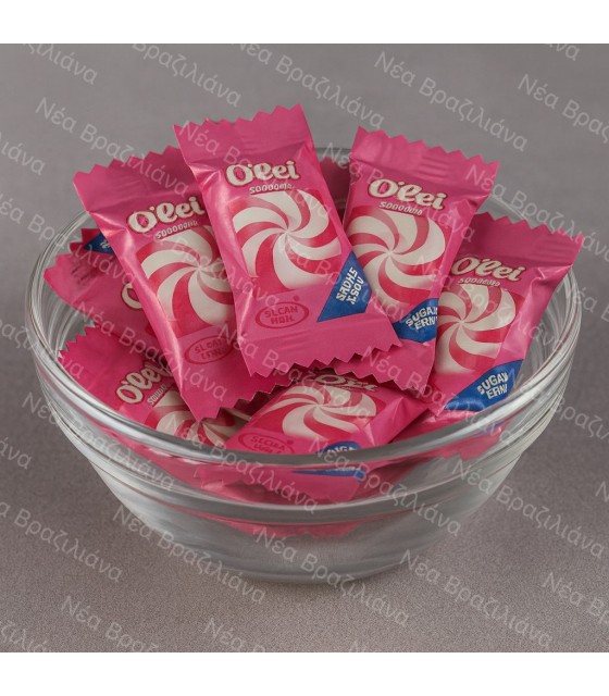 Καραμέλες χωρίς ζάχαρη Φράουλα.