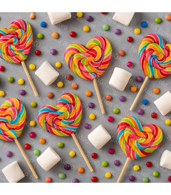 Γλυφιτζούρι Καρδιά πολύχρωμη