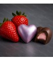 Κέρασμα Σοκολάτας Καρδιά Φράουλα