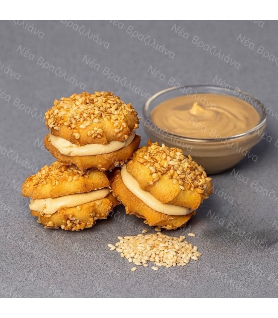 Πτι-Φουρ με κρέμα χαλβά