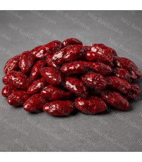 Καραμελωμένα Αμύγδαλα με Βατόμουρο